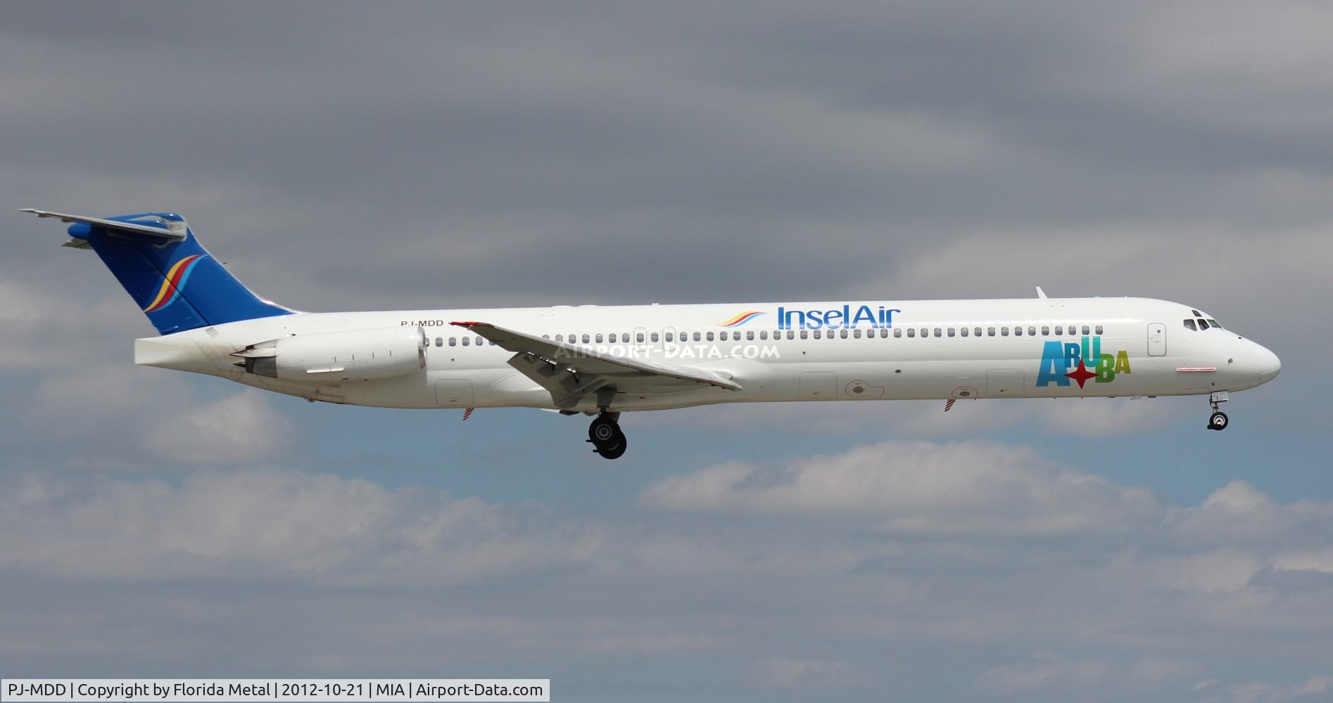 PJ-MDD, 1990 McDonnell Douglas MD-82 (DC-9-82) C/N 49972, Insel Air MD-82