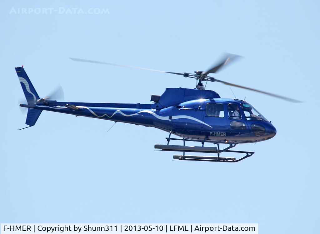 F-HMER, Aerospatiale AS-350B-1 Ecureuil C/N 1316, Landing rwy 31R
