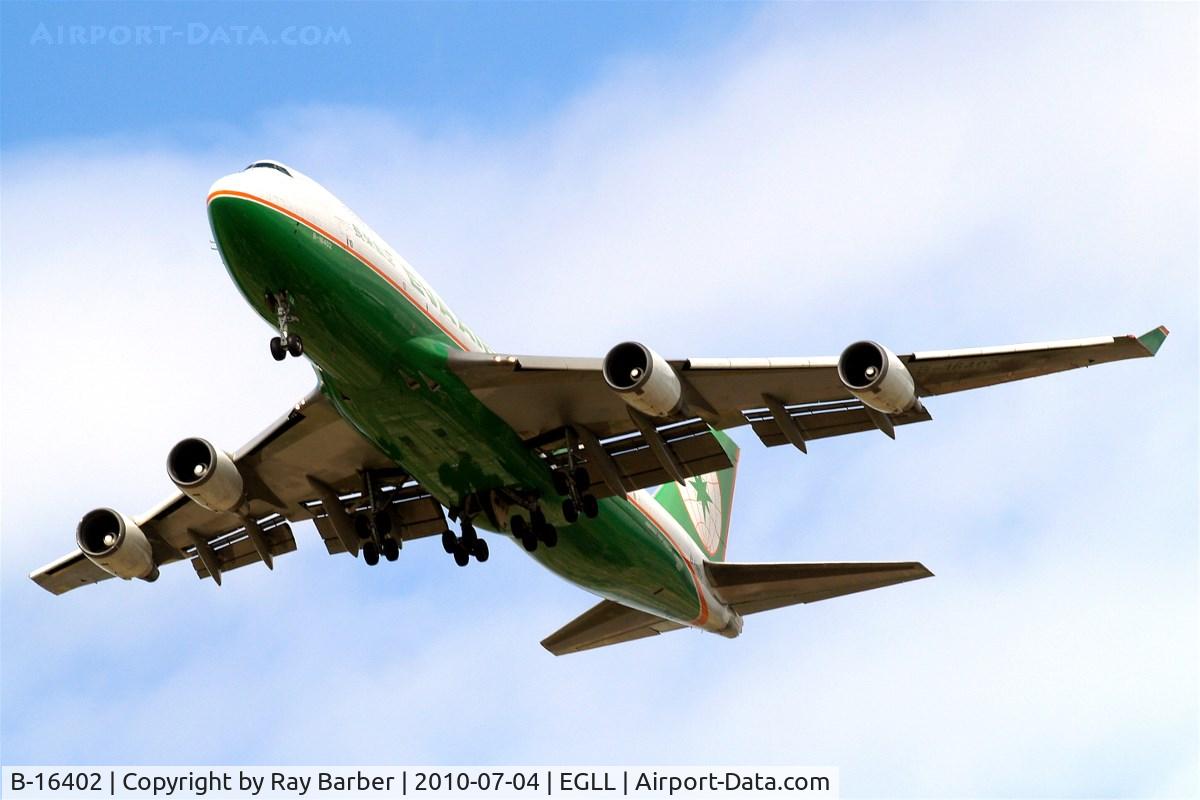 B-16402, 1992 Boeing 747-45E C/N 27063, Boeing 747-45EF [27063] (EVA Airways Cargo) Home~G 04/07/2010