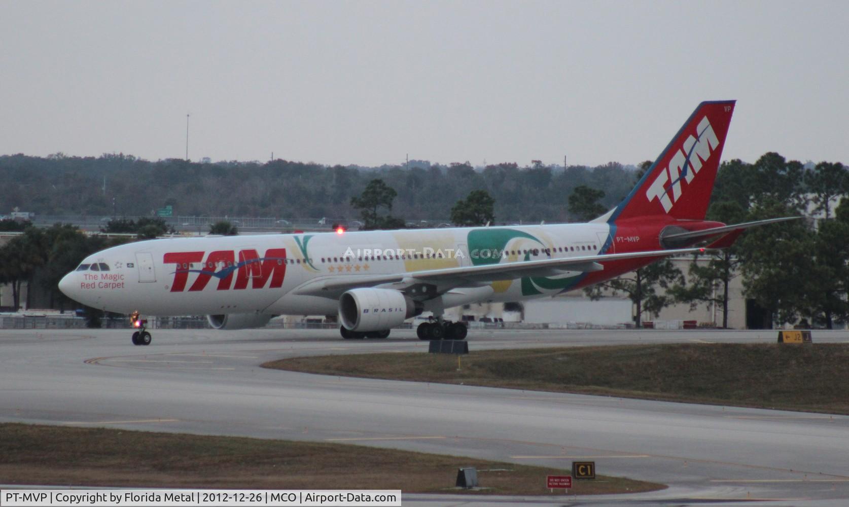 PT-MVP, 2008 Airbus A330-223 C/N 961, TAM soccer colors A330