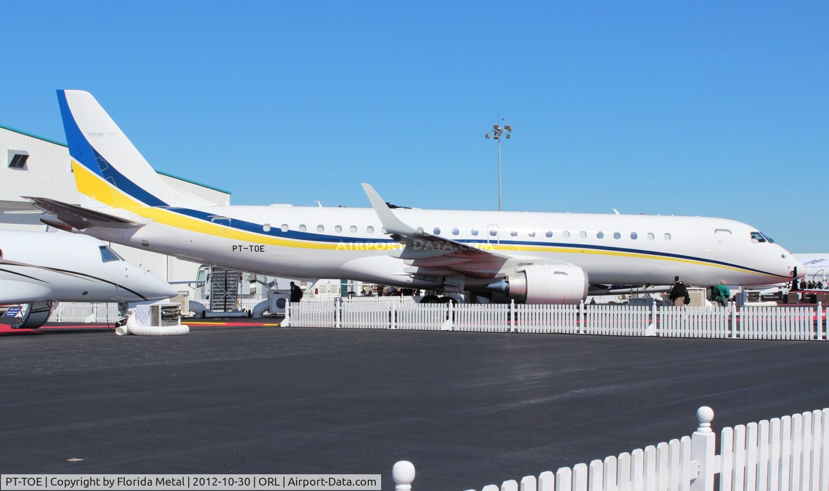 PT-TOE, Embraer ERJ-190-100ECJ Lineage 1000 C/N 19000317, Lineage 1000 at NBAA