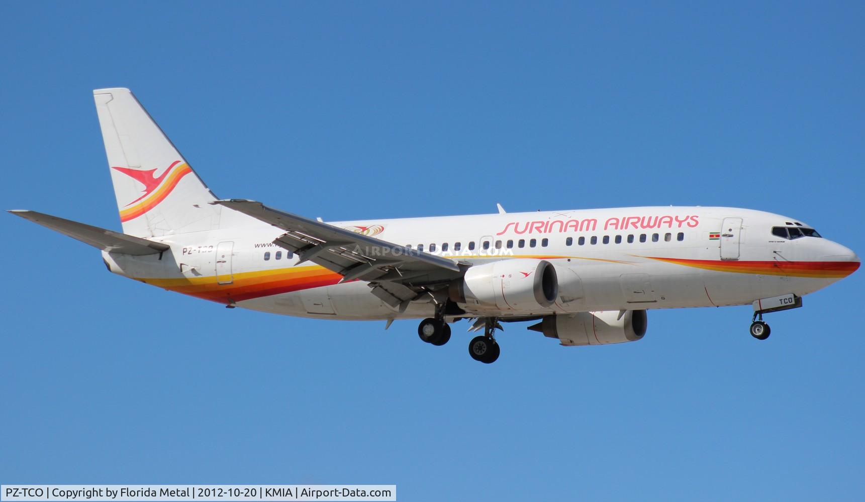 PZ-TCO, 1997 Boeing 737-36N C/N 28669, Surinam 737