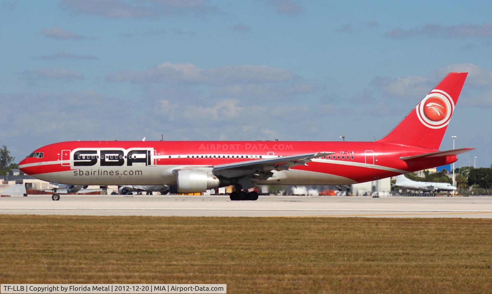 TF-LLB, 1991 Boeing 767-3Y0/ER C/N 25000, Santa Barbara 767-300