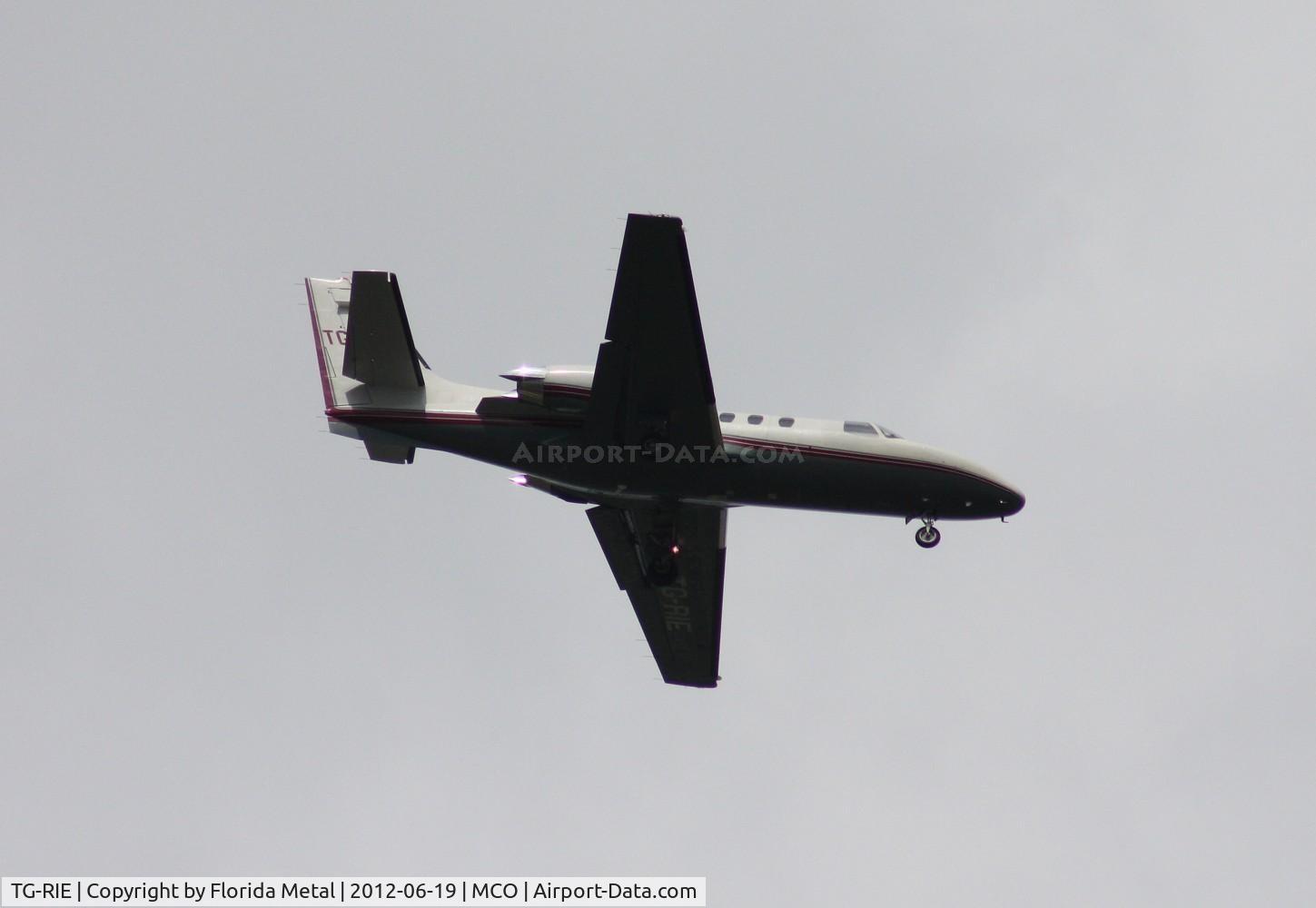 TG-RIE, Cessna 501 Citation I/SP C/N 501-0216, Cessna 501 from Guatamala