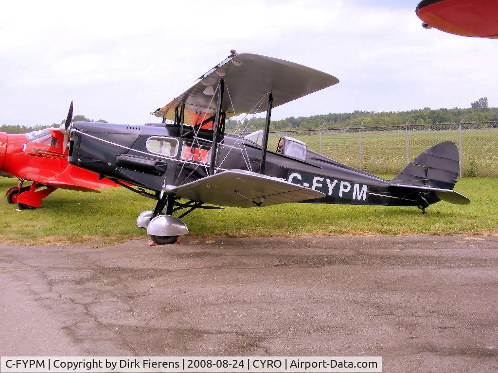 C-FYPM, 1932 De Havilland DH-83C Fox Moth C/N 4033, On static display.