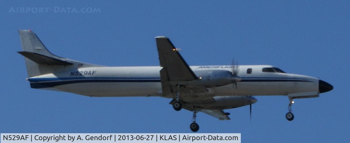 N529AF, 1989 Fairchild SA-227AC Metro III C/N AC752, Ameriflight, seen here on finals RWY 25L at Las Vegas Int´l(KLAS)