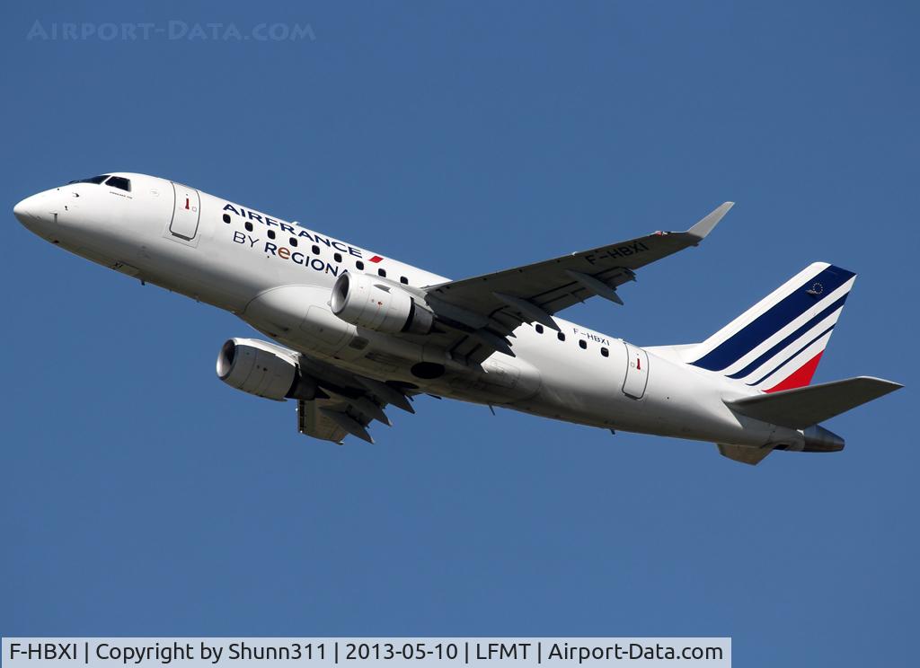 F-HBXI, 2010 Embraer 170ST (ERJ-170-100ST) C/N 17000310, Climbing after take off...
