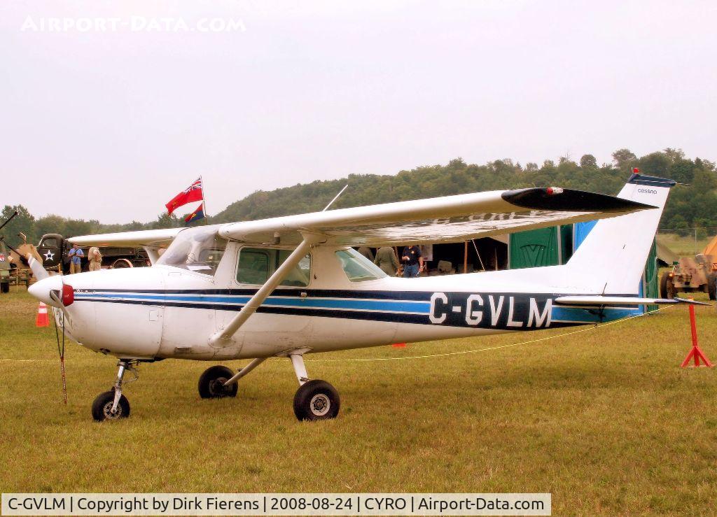 C-GVLM, 1976 Cessna 150M C/N 15078453, On display at Rockcliff Airport.
