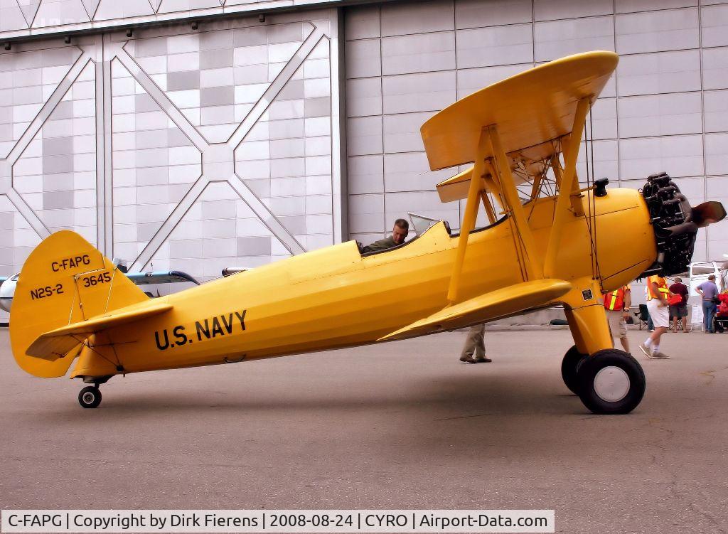 C-FAPG, 1941 Boeing A75N1 C/N 75-2730, On static display
