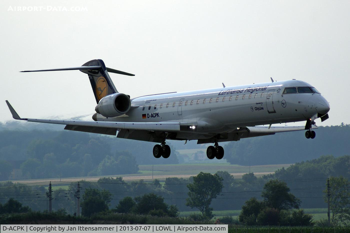 D-ACPK, 2002 Canadair CRJ-701ER (CL-600-2C10) Regional Jet C/N 10063, d-acpk q lowl