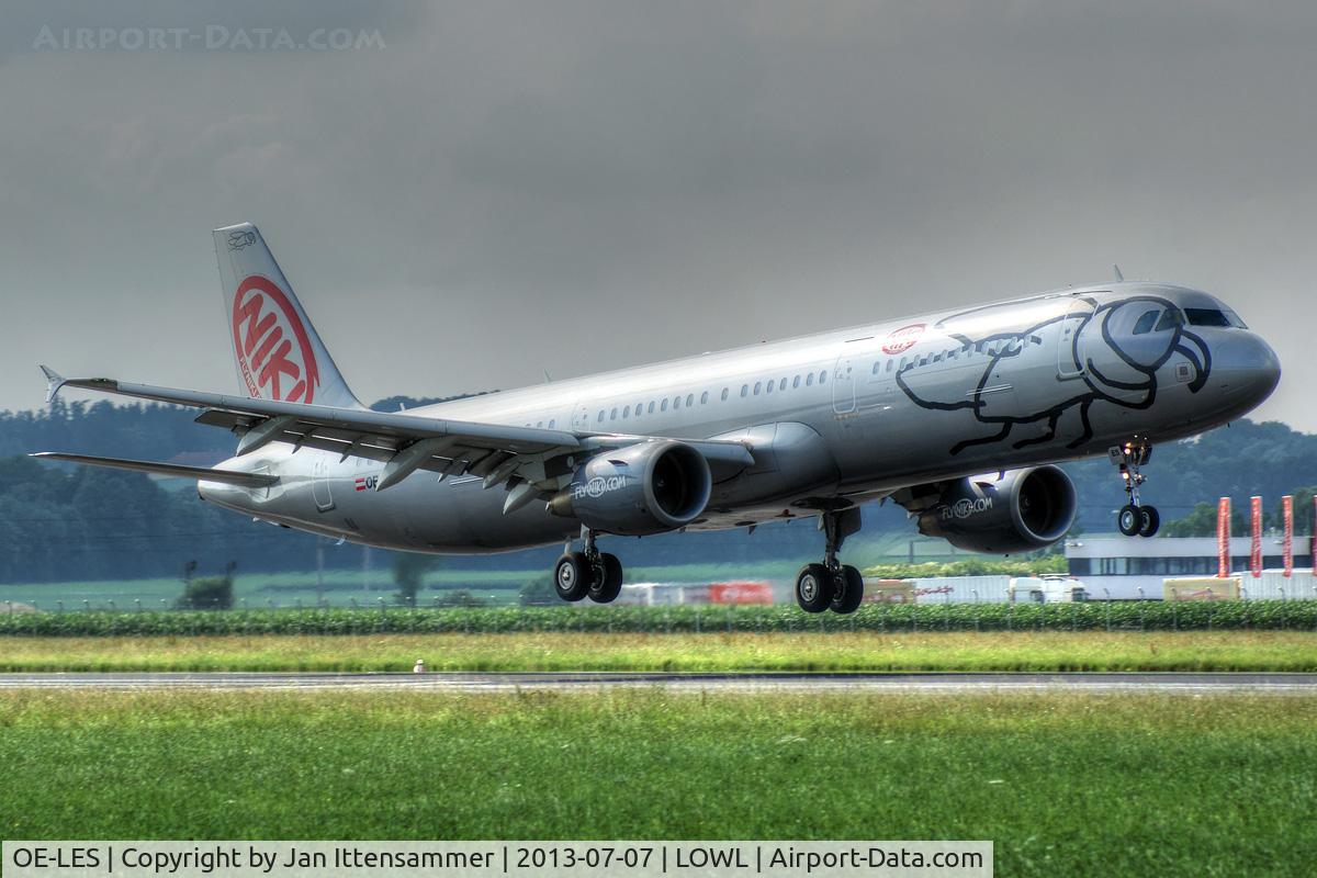 OE-LES, 2008 Airbus A321-211 C/N 3504, oe-les @lowl