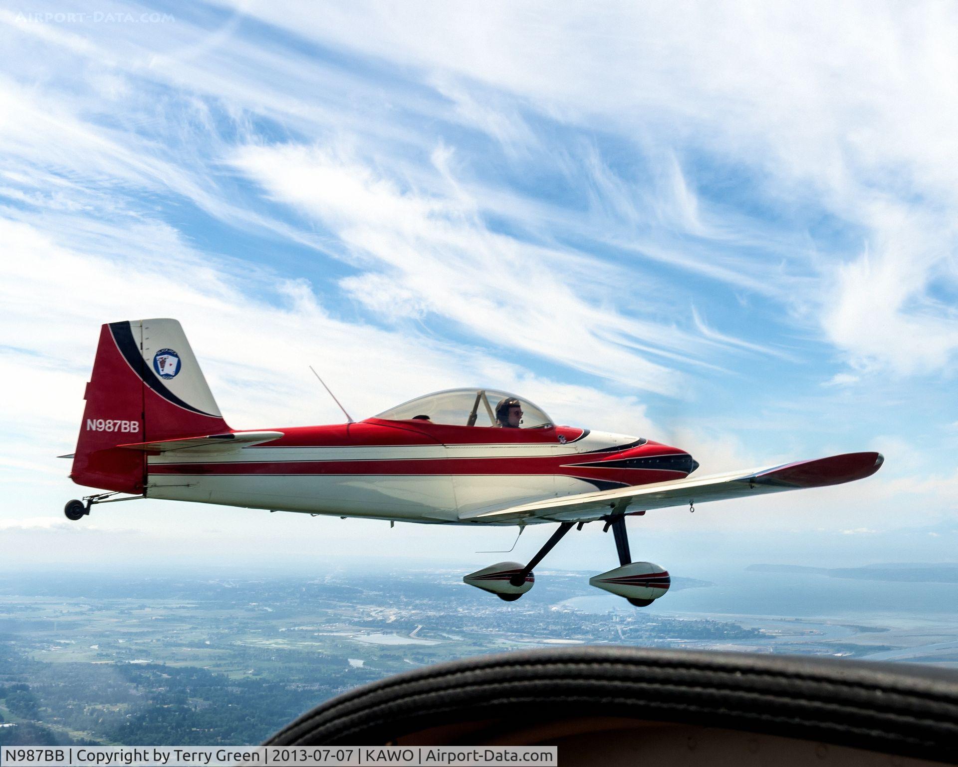 N987BB, 1987 Vans RV-4 C/N 1004, Black Jack Squardon