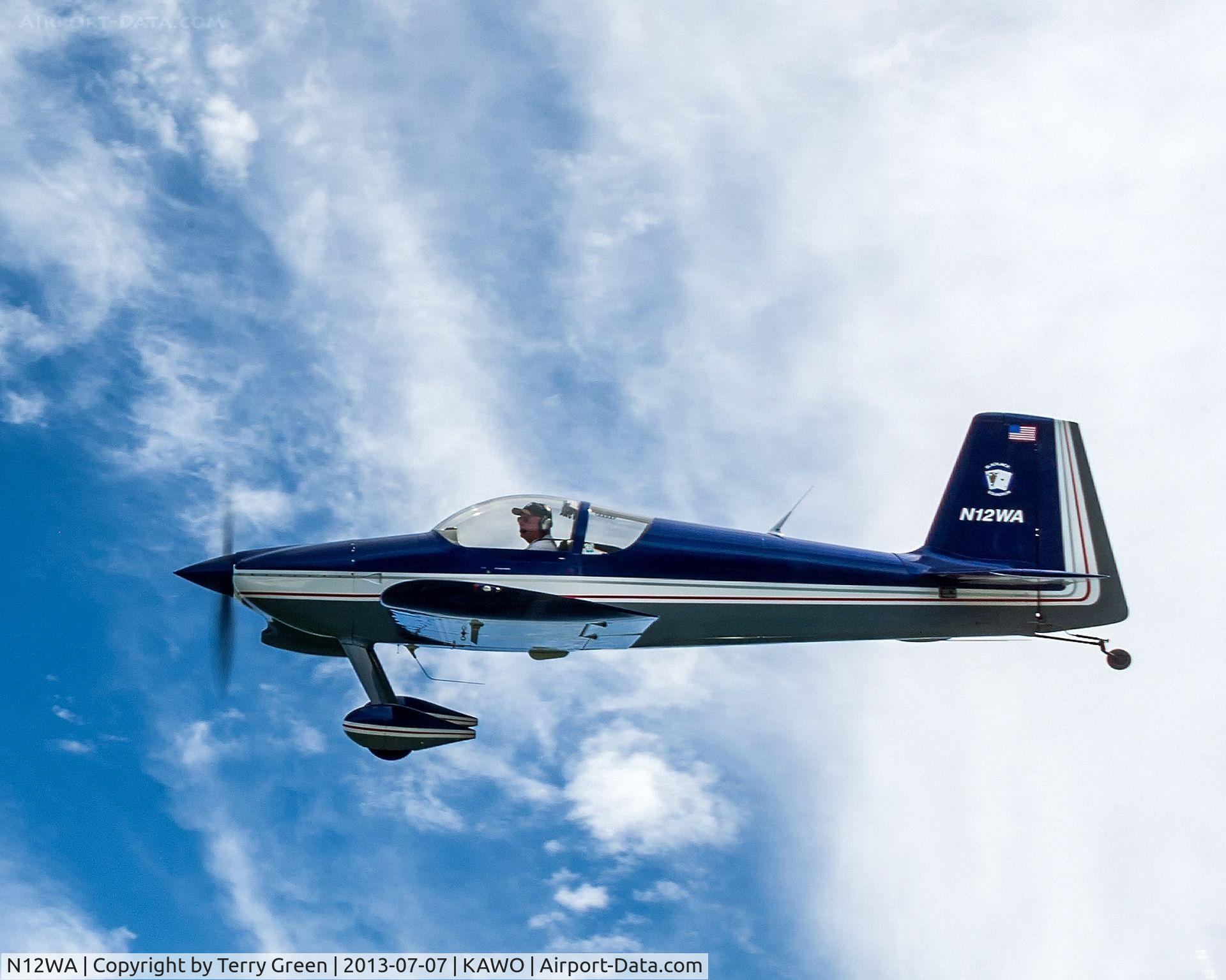 N12WA, 1994 Vans RV-6 C/N 21712, Black Jack Squadron KAWO