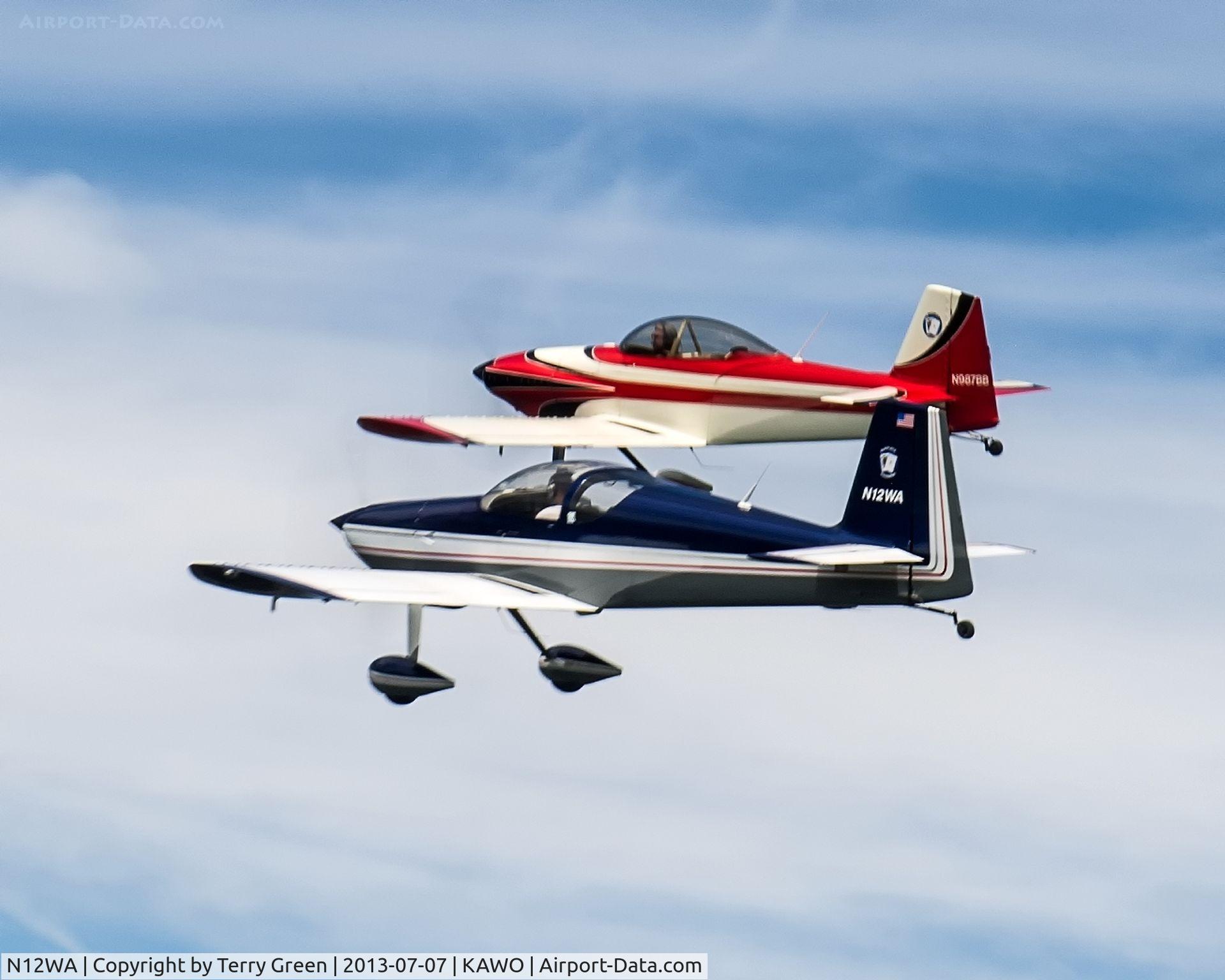 N12WA, 1994 Vans RV-6 C/N 21712, Black Jack Squadron KAWO