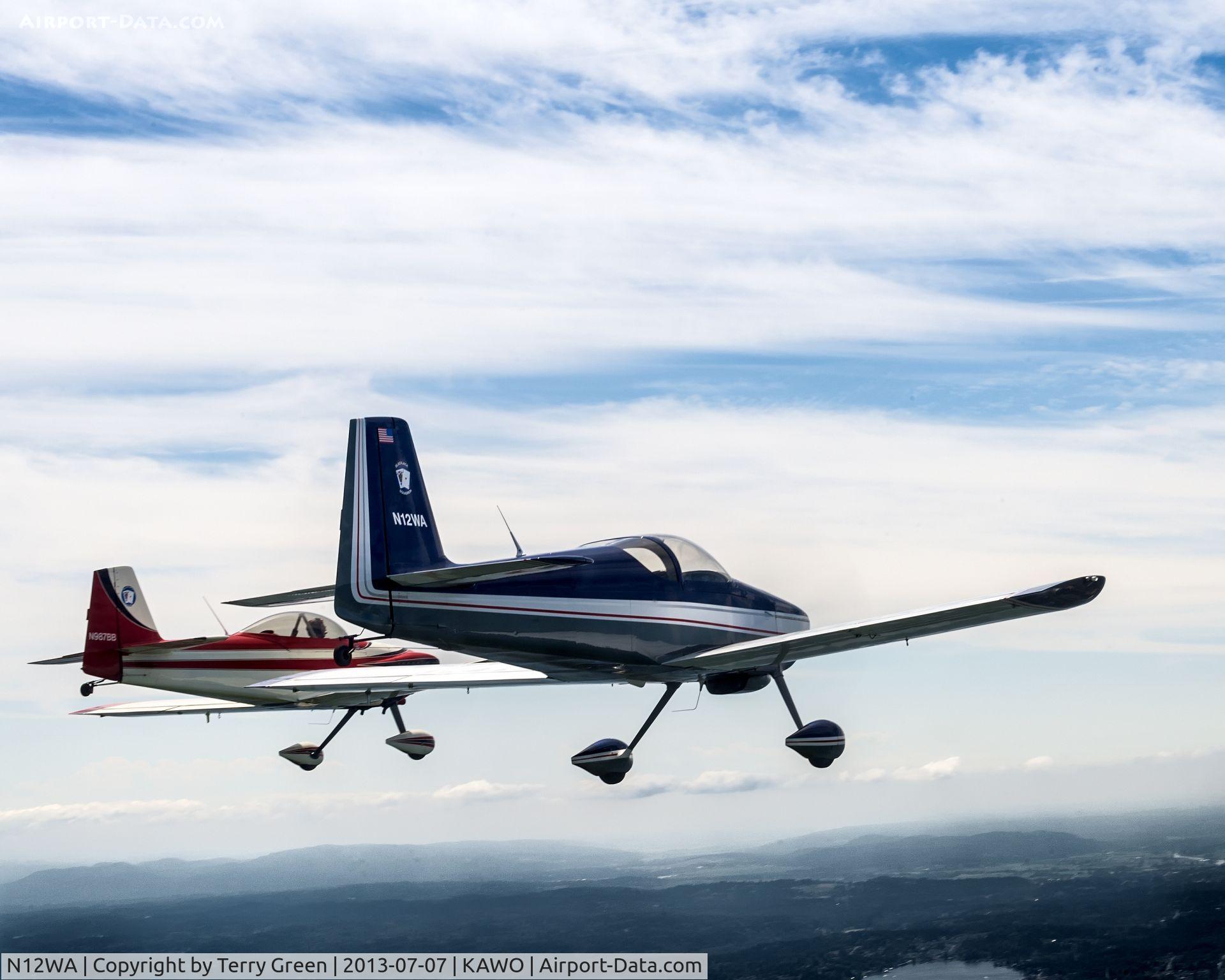 N12WA, 1994 Vans RV-6 C/N 21712, Black Jack Squadron KAWO
