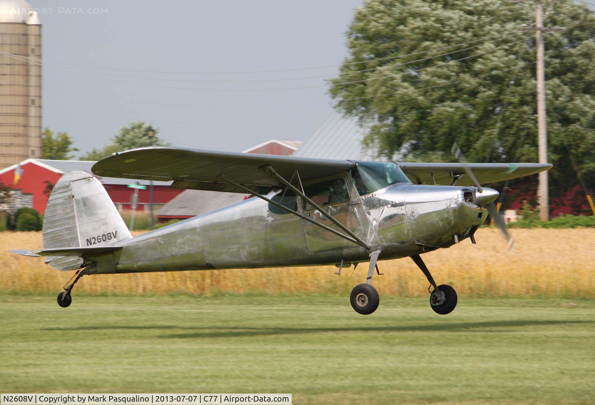 N2608V, 1948 Cessna 170 C/N 18118, Cessna 170