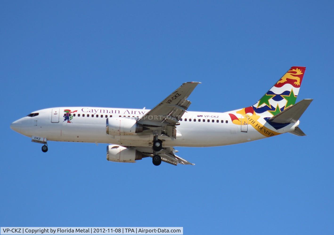 VP-CKZ, 1996 Boeing 737-36E C/N 27626, Cayman 737-300