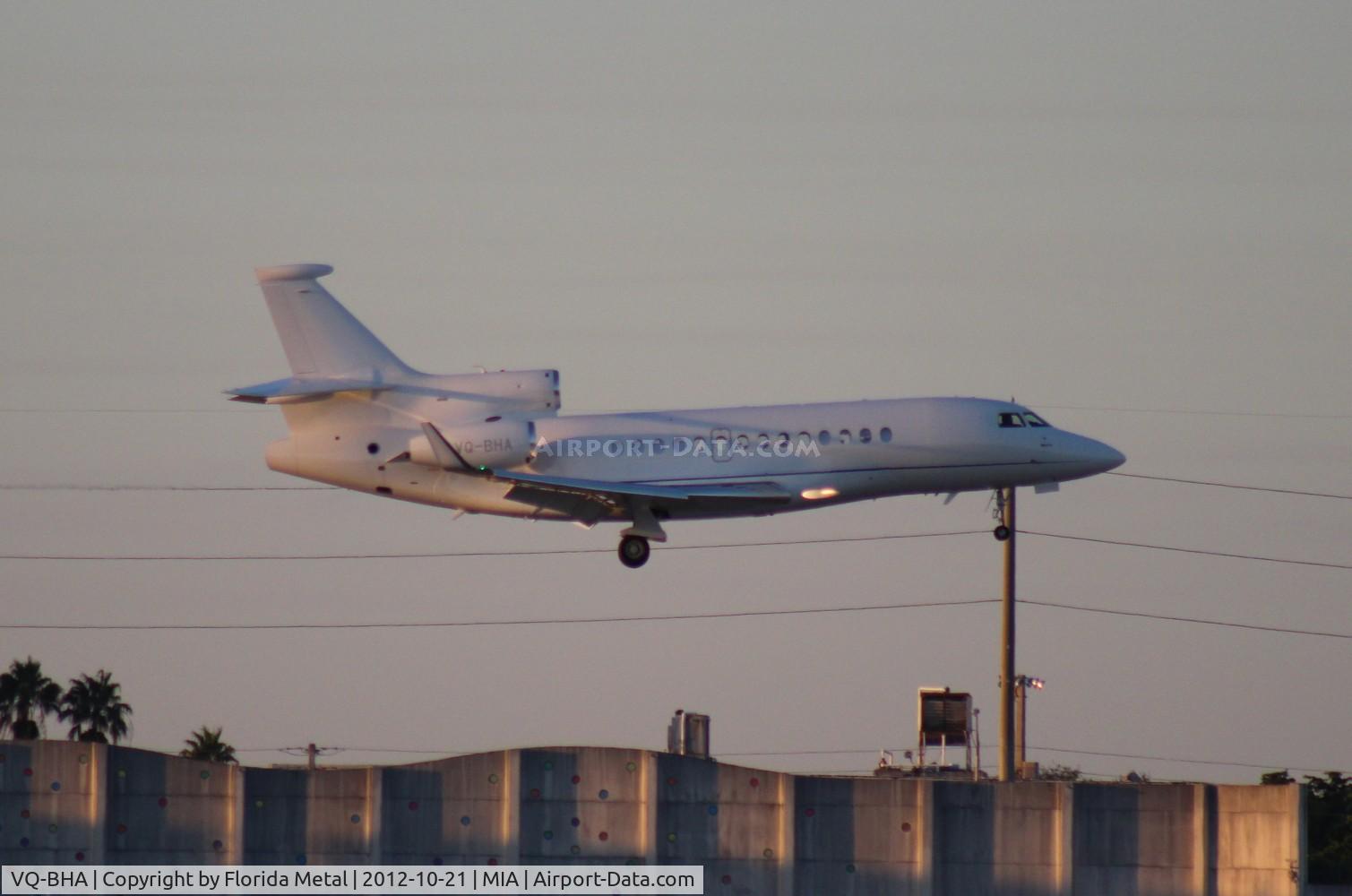 VQ-BHA, 2009 Dassault Falcon 7X C/N 84, Falcon 7X