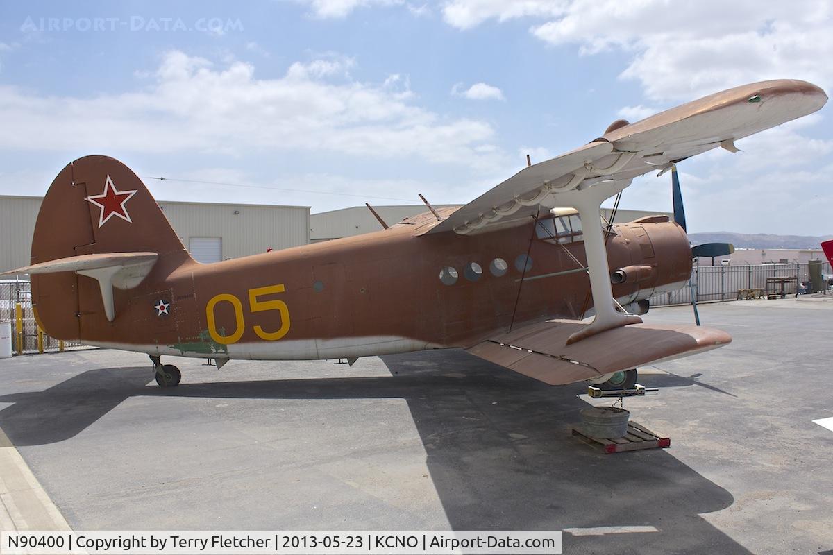 N90400, 1962 Antonov An-2 C/N 1 G 2722, Exhibited at Planes of Fame Museum , Chino , California