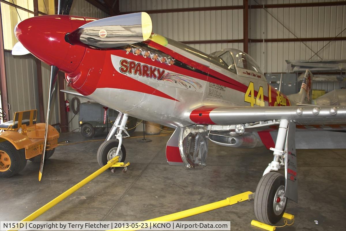 N151D, 1944 North American P-51D Mustang C/N 44-72777, Exhibited at Planes of Fame Museum , Chino , California