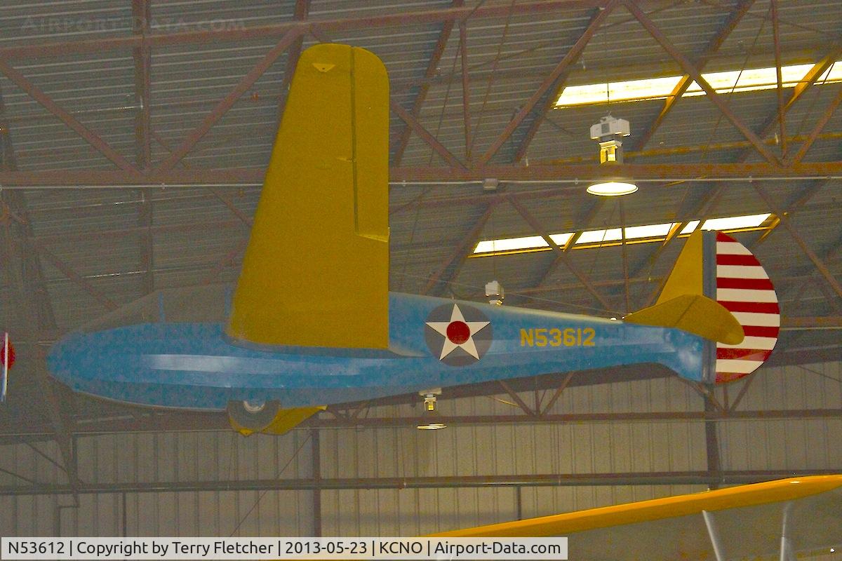 N53612, 1945 Laister-kauffman LK-10A C/N 9, Exhibited at Planes of Fame Museum , Chino , California