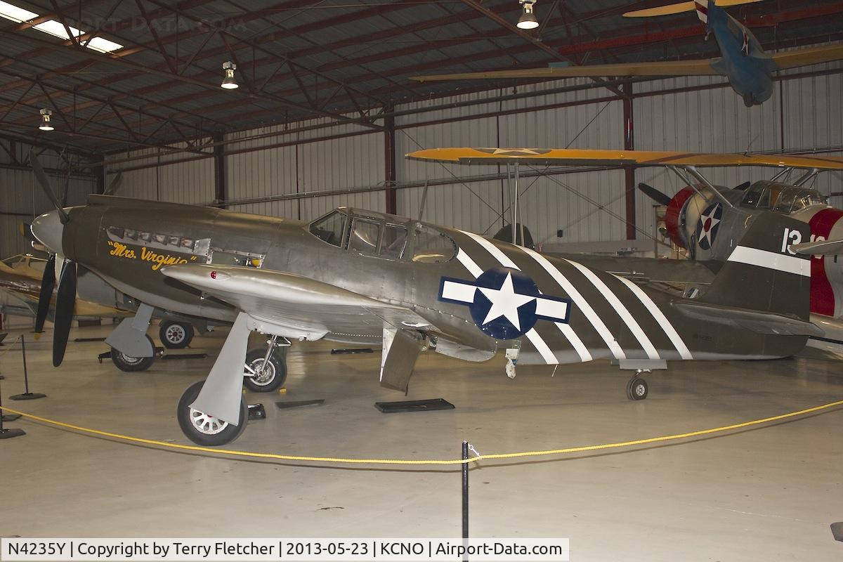 N4235Y, 1943 North American P-51A Mustang C/N MSN 99-22354, Exhibited at Planes of Fame Museum , Chino , California