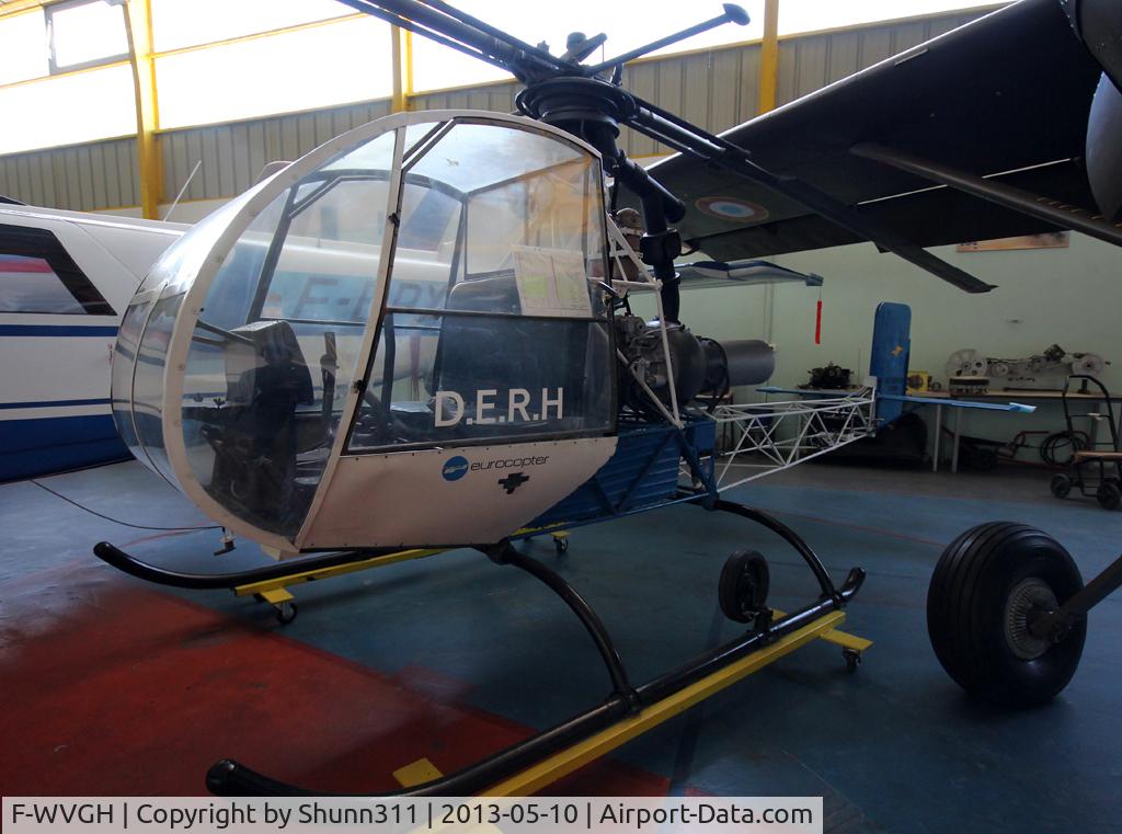 F-WVGH, 1953 SNCASO SO.1221S Djinn C/N 01, Protoype preserved inside St-Victoret Museum...