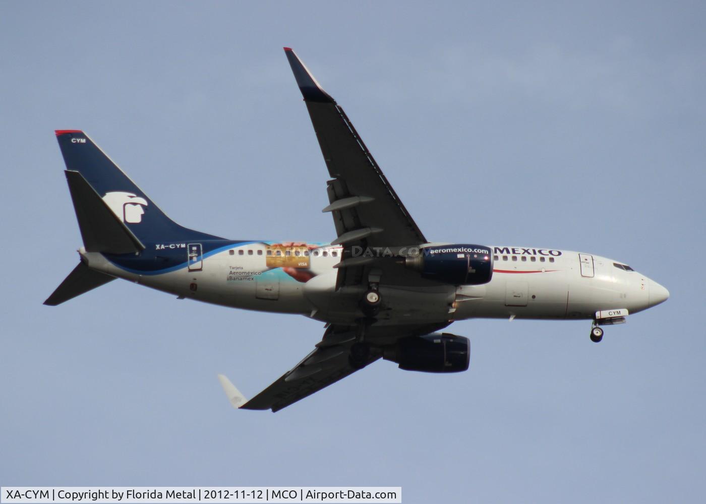 XA-CYM, 2007 Boeing 737-752 C/N 35124, Aeromexico 737-700