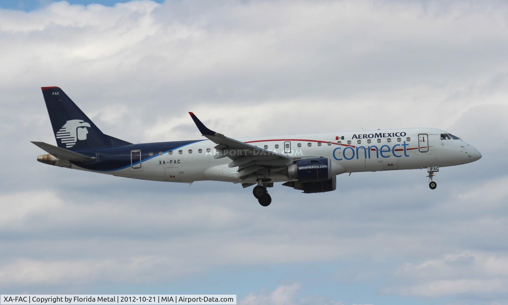 XA-FAC, 2007 Embraer 190AR (ERJ-190-100IGW) C/N 19000234, Aeromexico E190