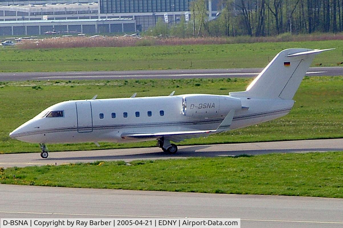 D-BSNA, 1982 Canadair Challenger 600 (CL-600-1A11) C/N 1066, Canadair Challenger 600S [1066] Friedrichshafen~D 21/04/2005