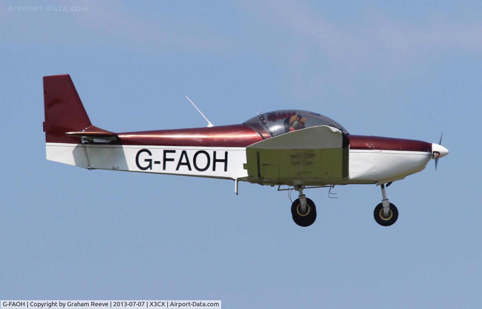 G-FAOH, 2005 Zenair CH-601UL Zodiac C/N PFA 162A-14406, About to land at Northrepps.