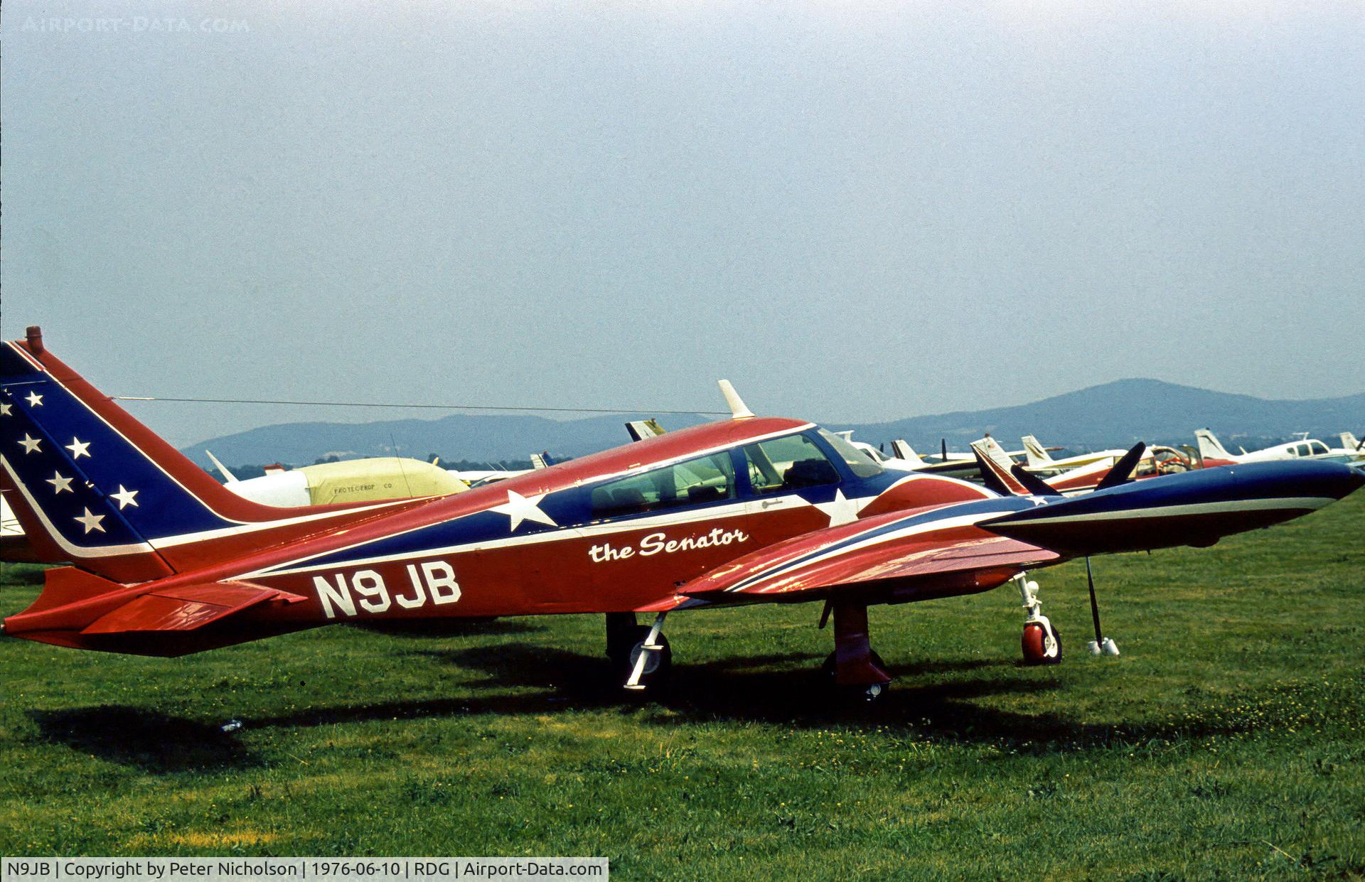N9JB, 1970 Cessna 310L C/N 310L-0023, Cessna 310L as seen at the 1976 Reading Airshow.