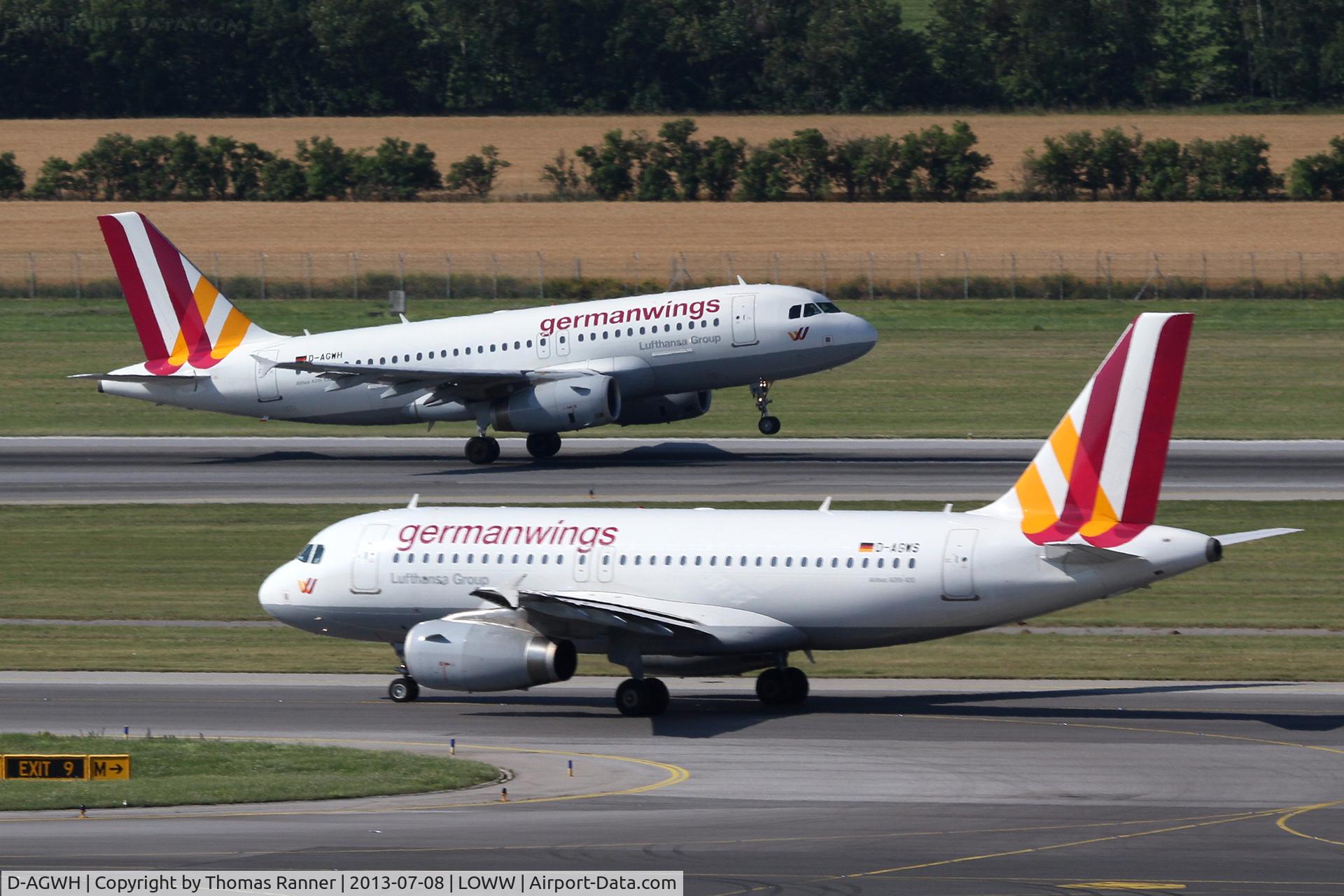 D-AGWH, 2007 Airbus A319-132 C/N 3352, Germanwings Airbus A319