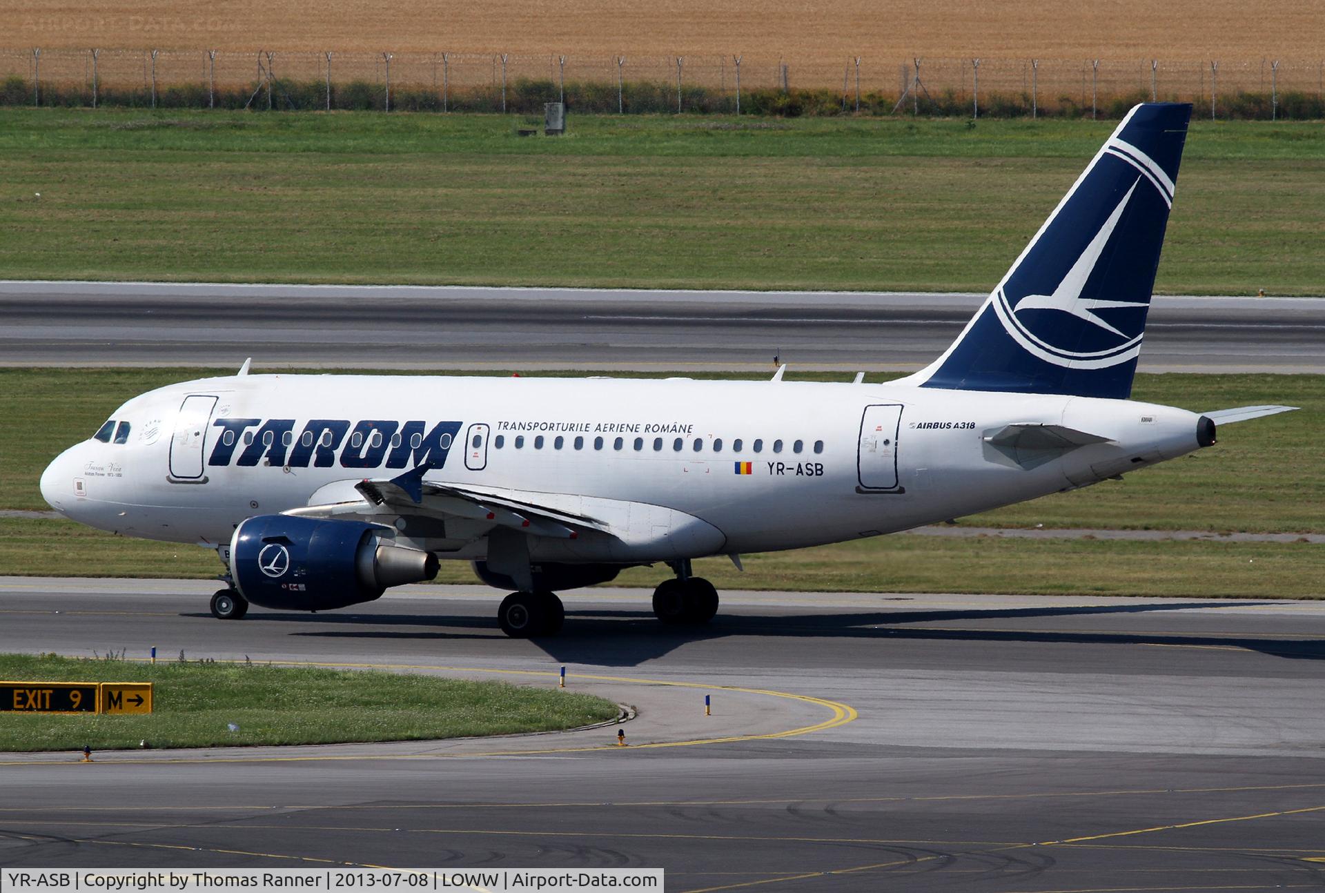 YR-ASB, 2006 Airbus A318-111 C/N 2955, Tarom Airbus A318