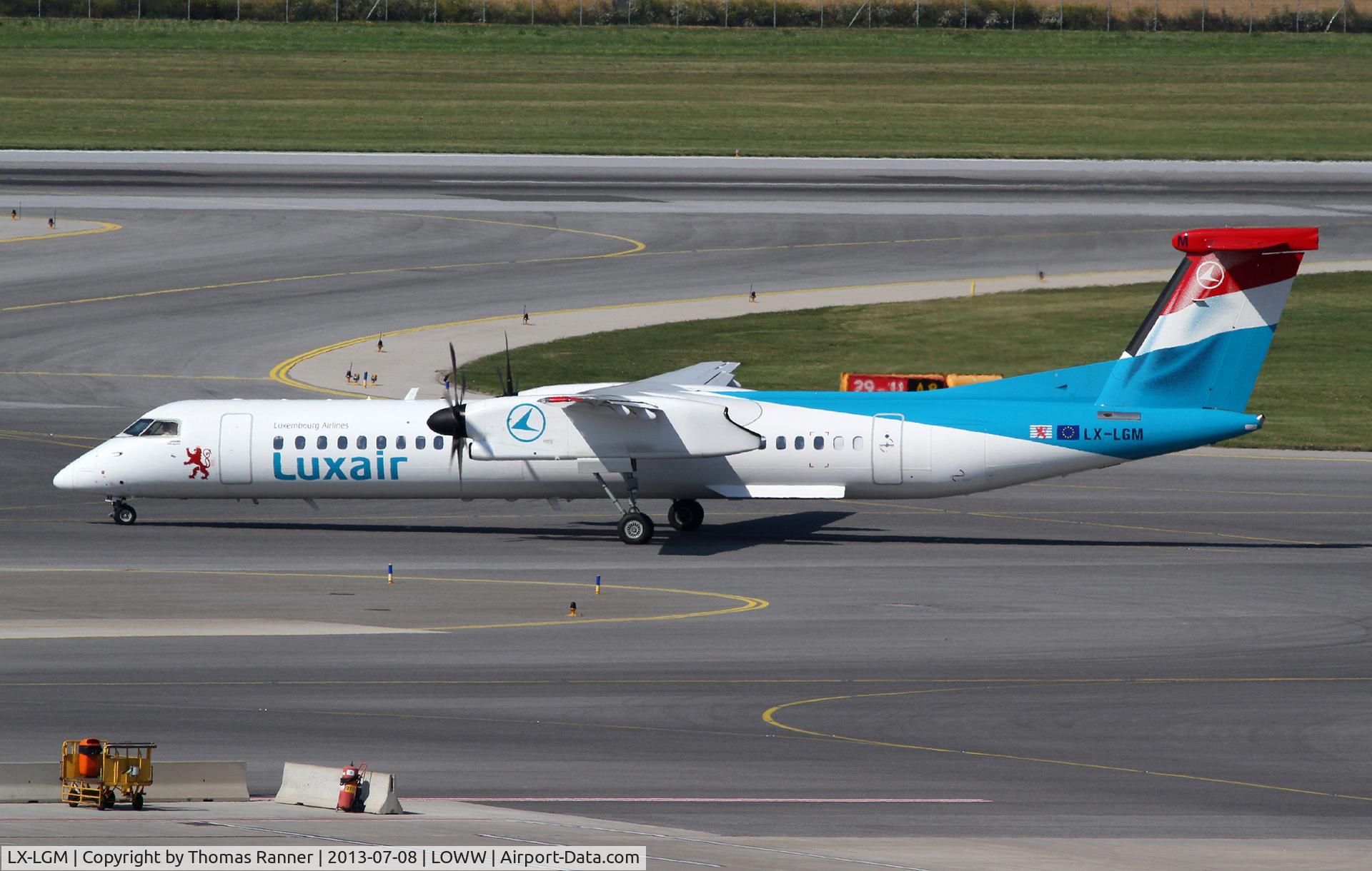 LX-LGM, 2012 De Havilland Canada DHC-8-402Q Dash 8 C/N 4425, Luxair DHC-8