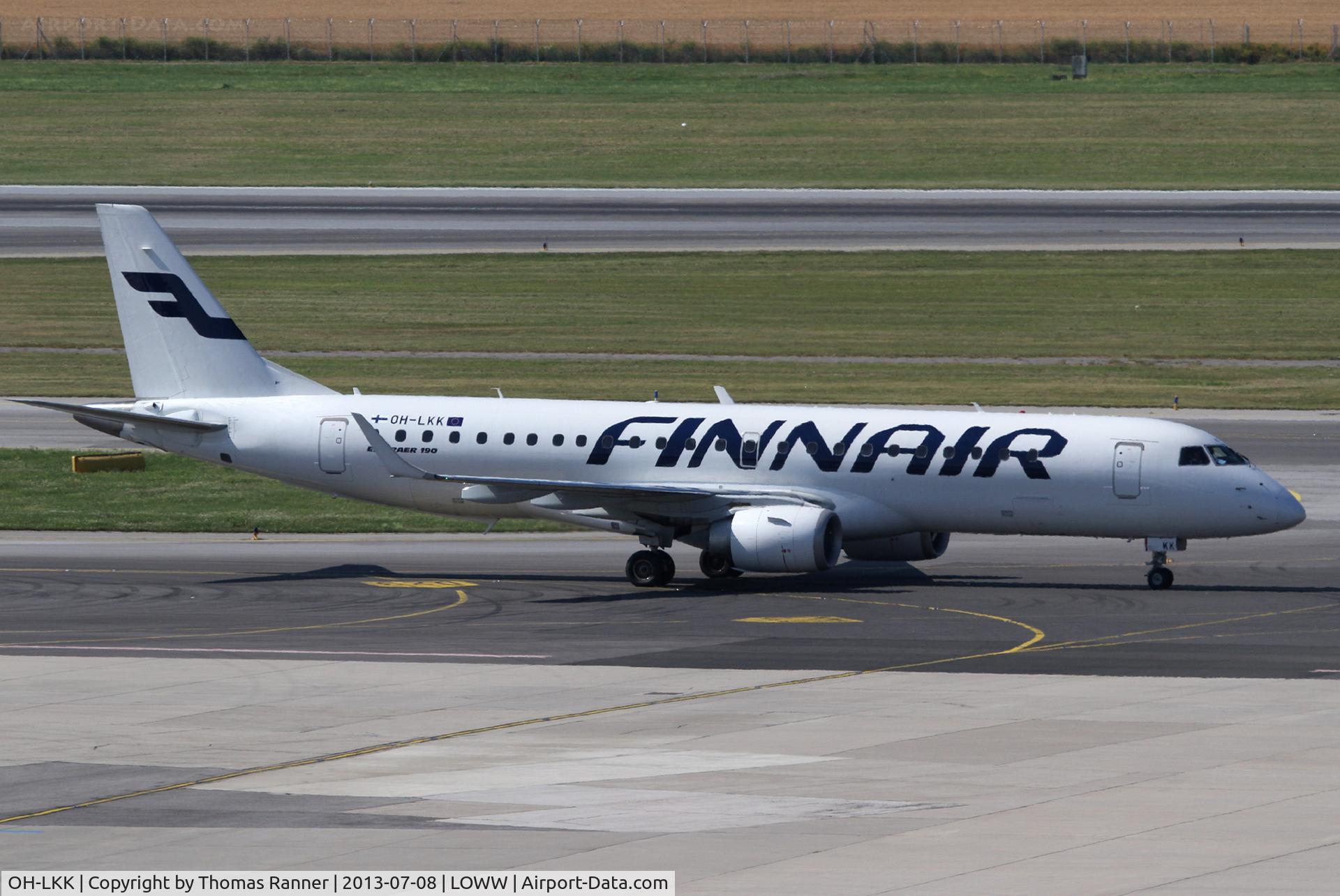 OH-LKK, 2007 Embraer 190LR (ERJ-190-100LR) C/N 19000127, Finnair Embraer 190