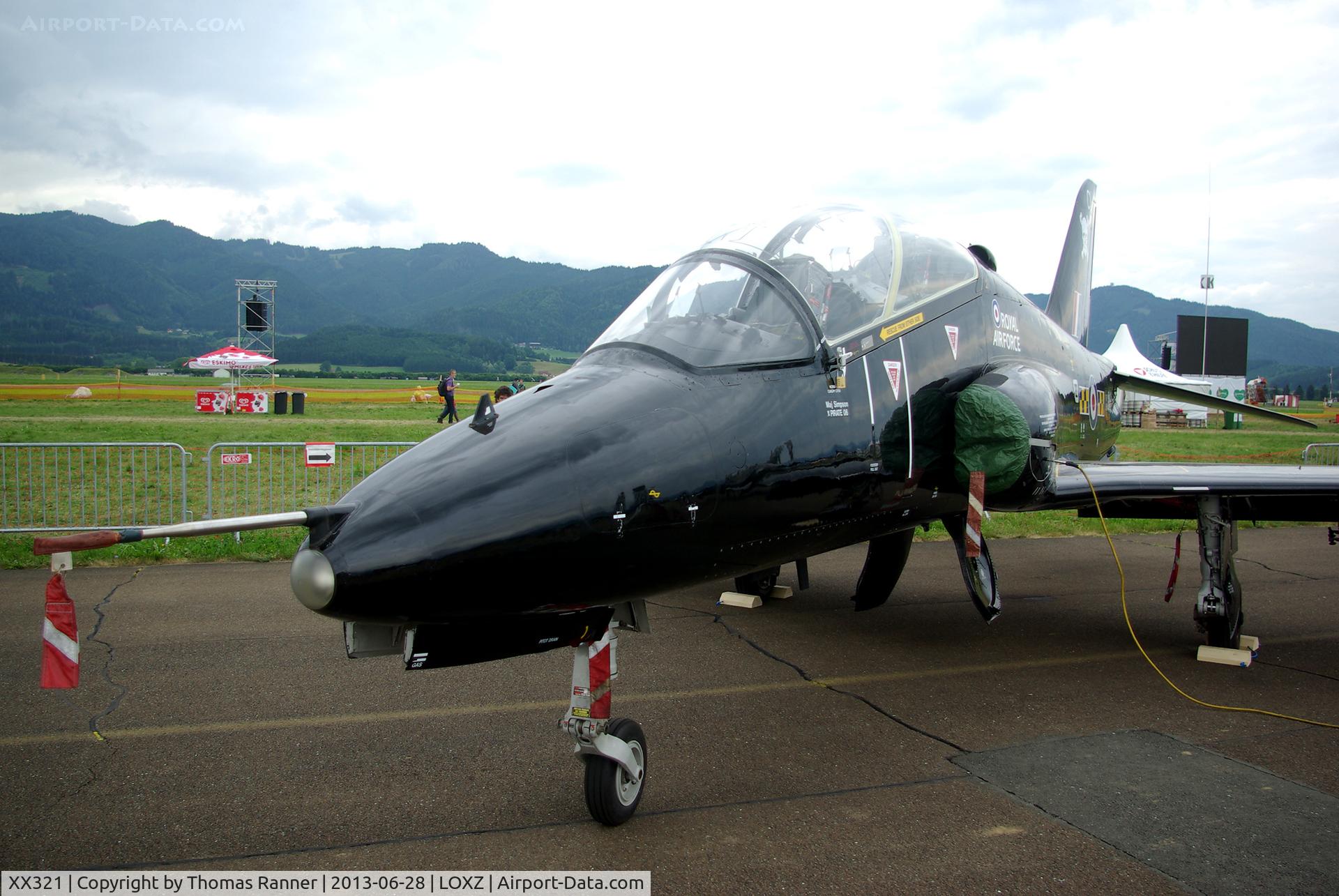 XX321, 1980 Hawker Siddeley Hawk T.1A C/N 164/312146, RAF BAe Hawk