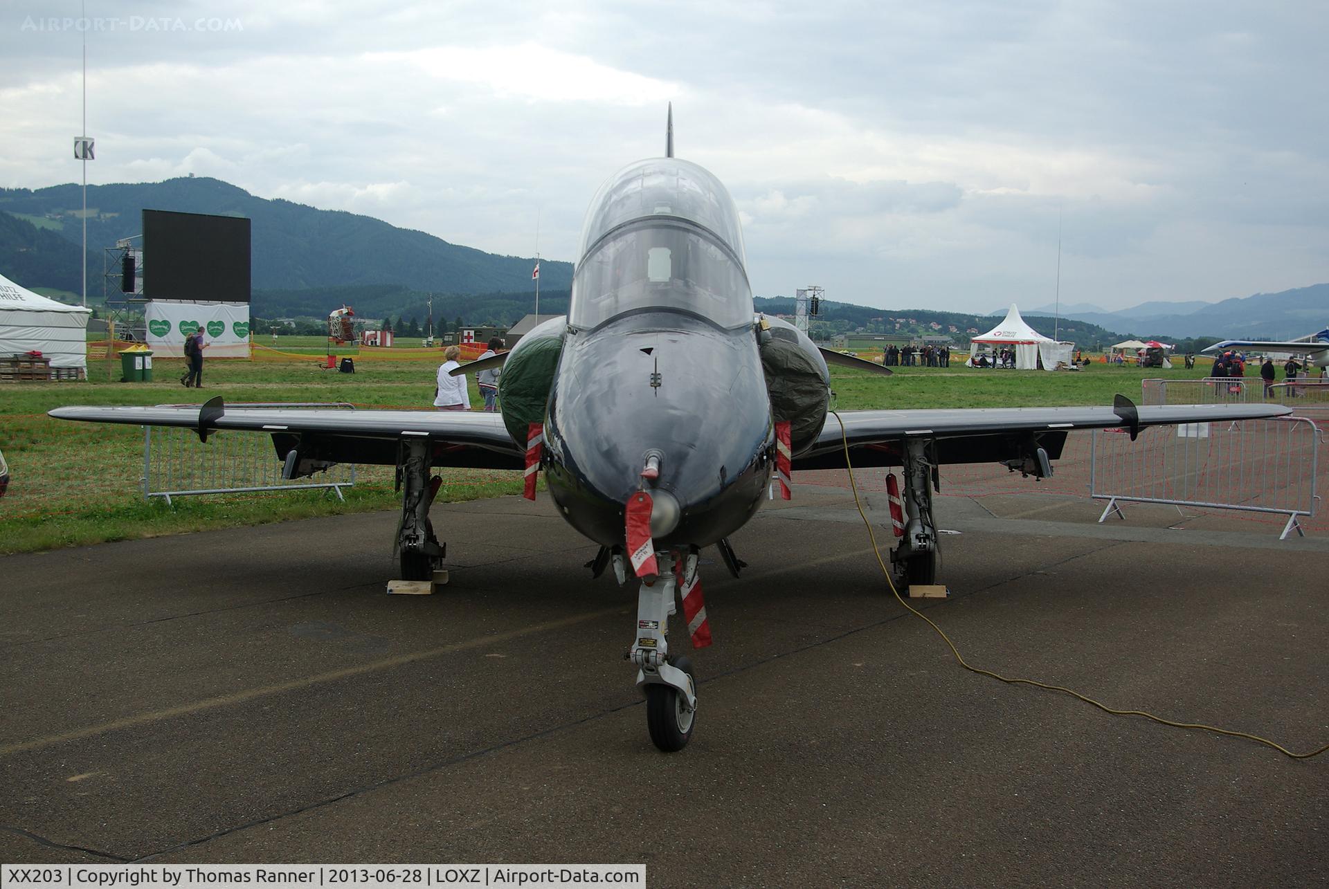 XX203, 1978 Hawker Siddeley Hawk T.1A C/N 050/312050, RAF BAe Hawk