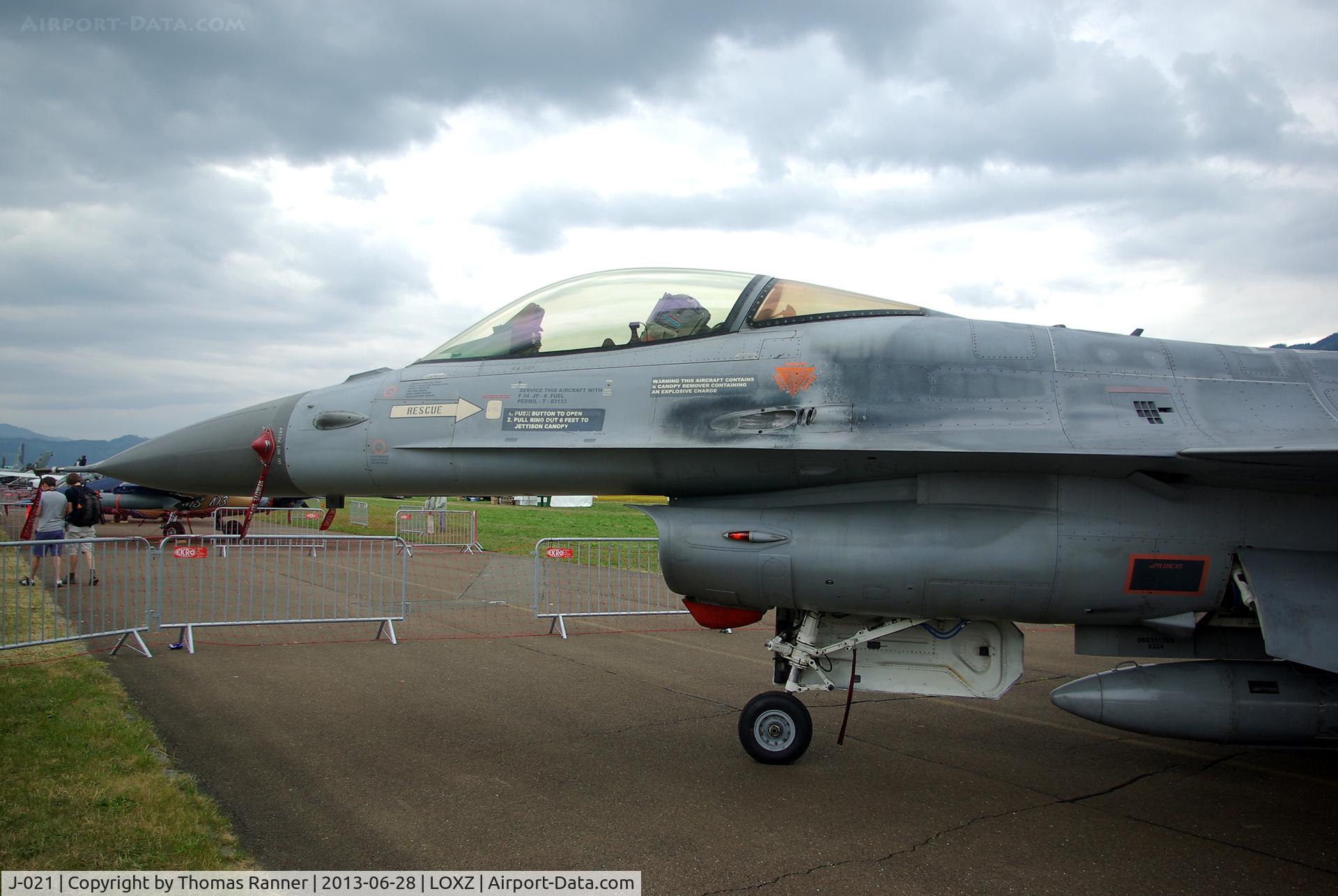 J-021, 1989 Fokker F-16AM Fighting Falcon C/N 6D-177, Netherlands AF F-16