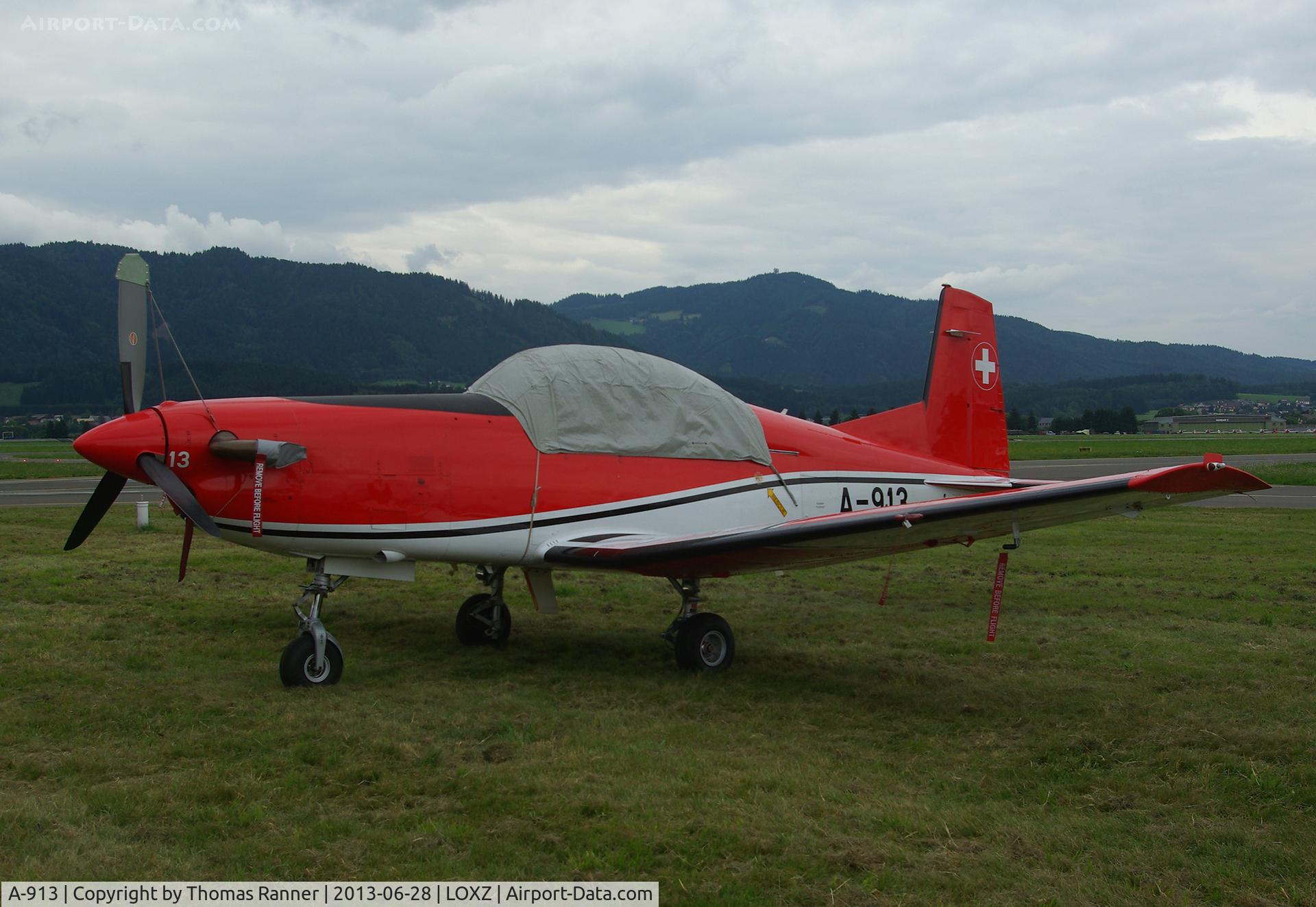 A-913, 1982 Pilatus PC-7 Turbo Trainer C/N 321, Swiss AF PC-7