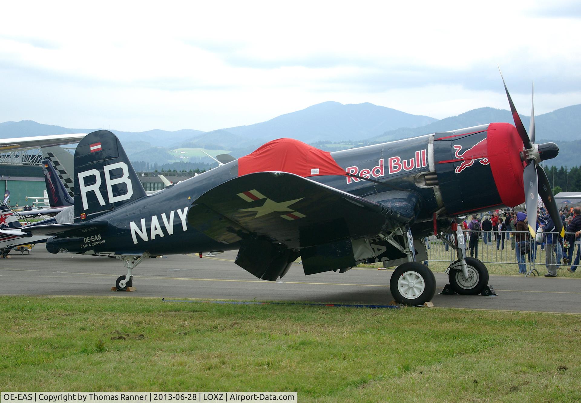 OE-EAS, 1945 Vought F4U-4 Corsair C/N 9149, Red Bull F4U-4
