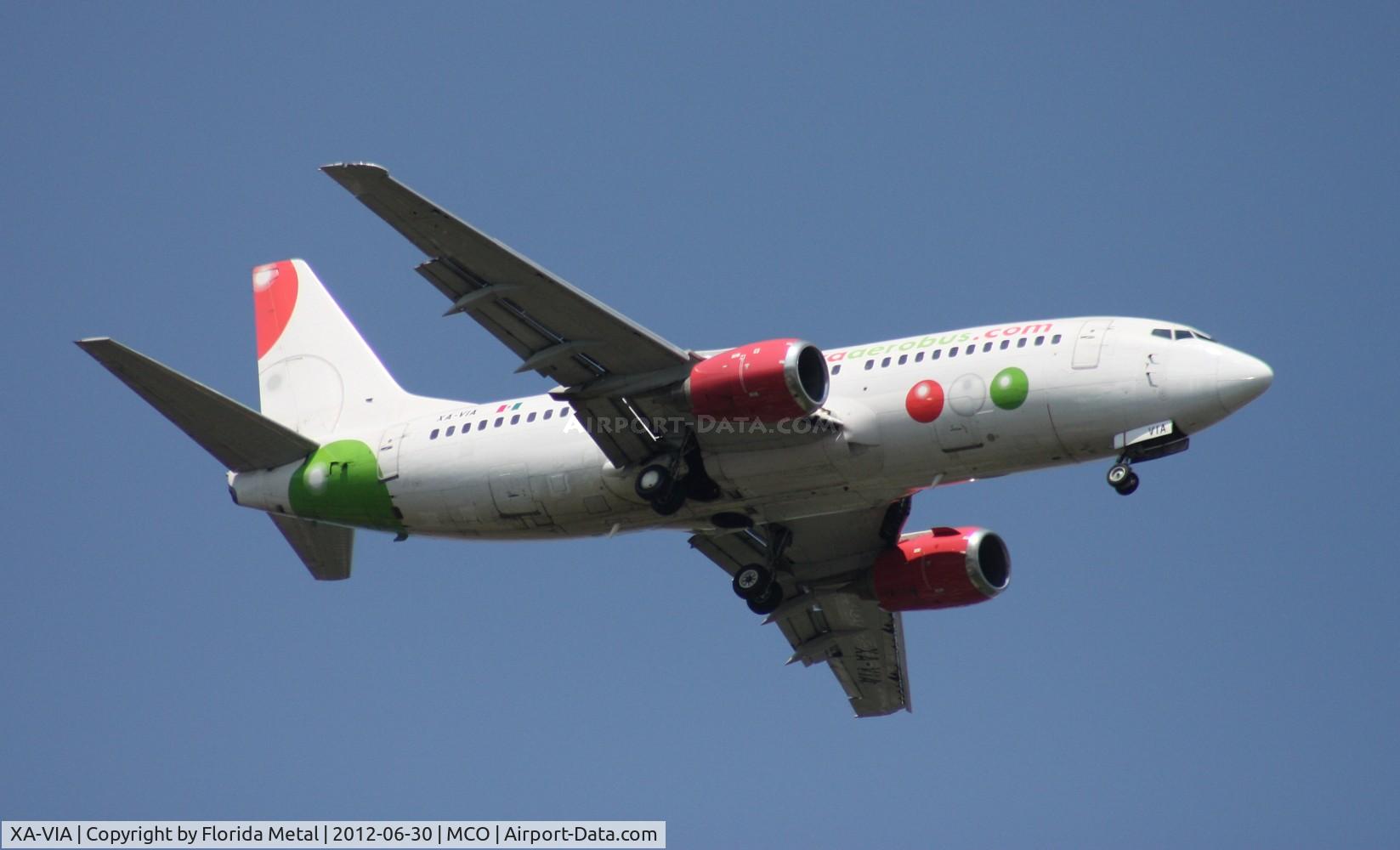 XA-VIA, Boeing 733-3B7 C/N 23856, Viva Aerobus 737-300