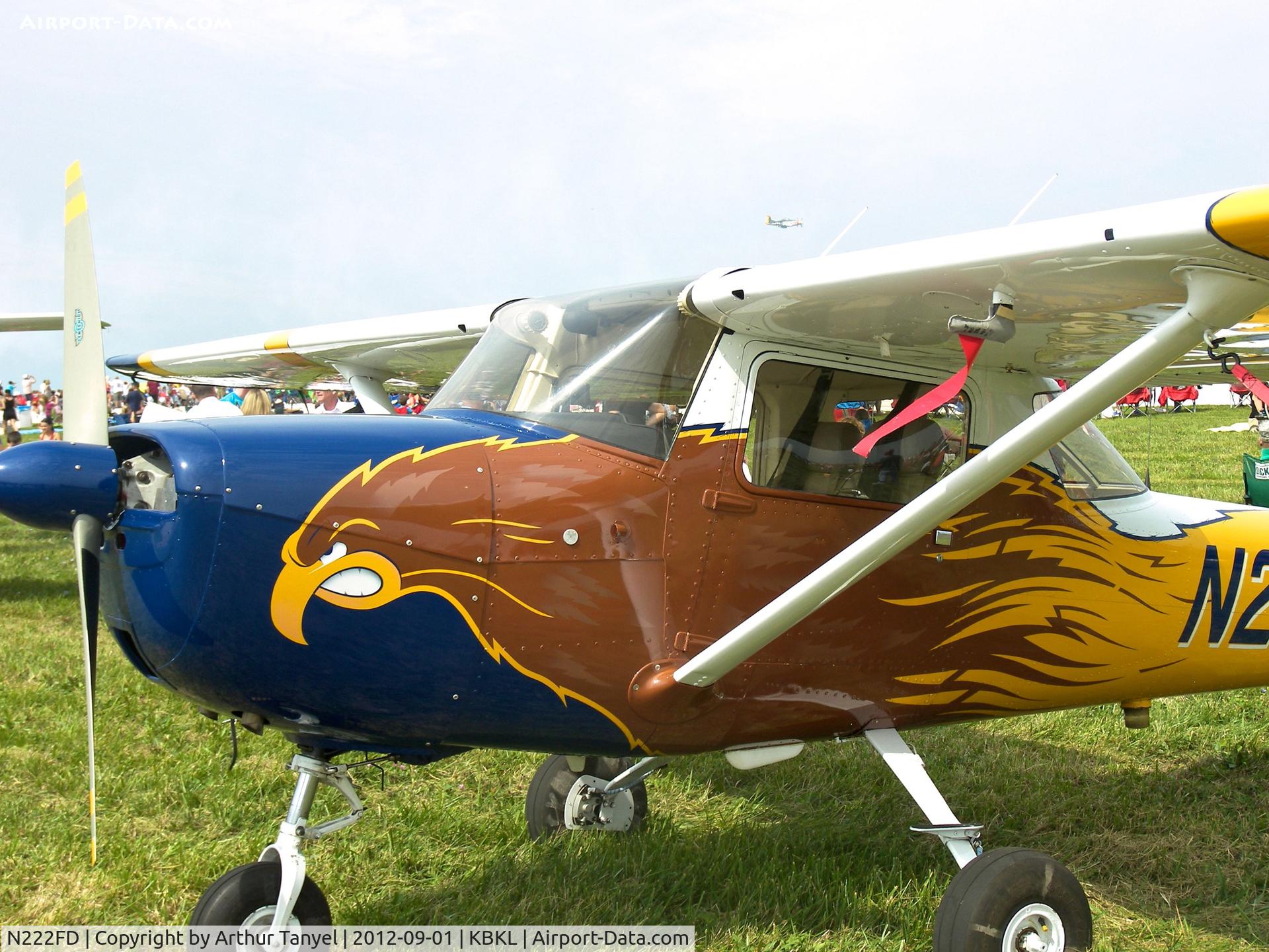 N222FD, 1968 Cessna 150H C/N 15068498, On display @ 2012 Cleveland International Air Show