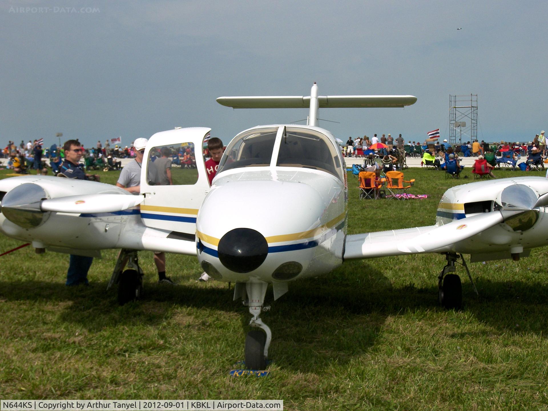 N644KS, 2006 Piper PA-44-180 Seminole C/N 4496220, On display @ 2012 Cleveland International Air Show
