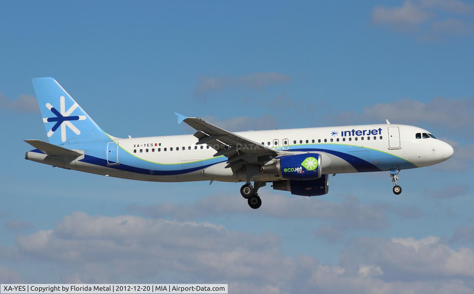 XA-YES, 2011 Airbus A320-214 C/N 4933, Interjet A320