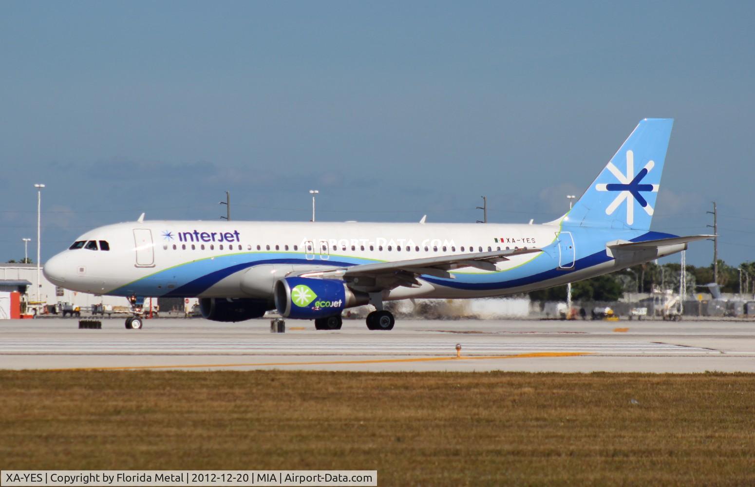 XA-YES, 2011 Airbus A320-214 C/N 4933, Interjet A320