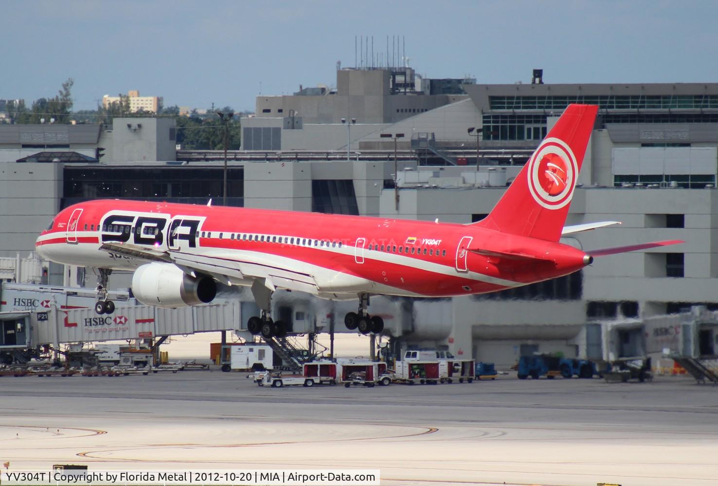 YV304T, Boeing 757-21B C/N 24714, Santa Barbara Venezuela 757