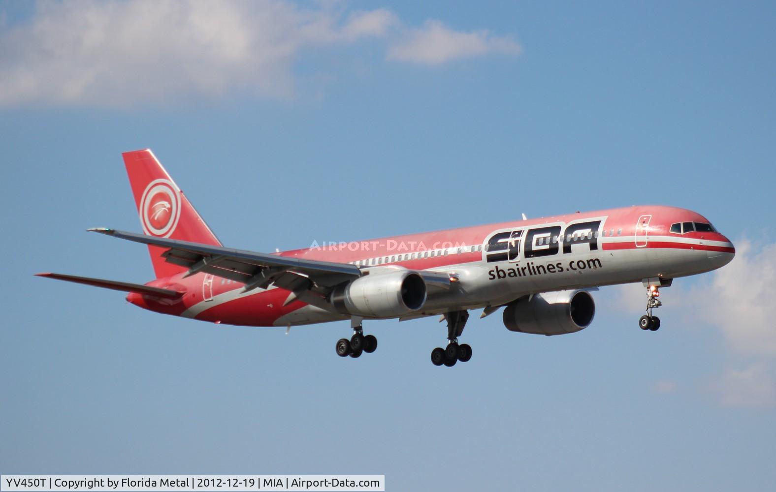YV450T, 1989 Boeing 757-236 C/N 24370, Santa Barbara 757-200