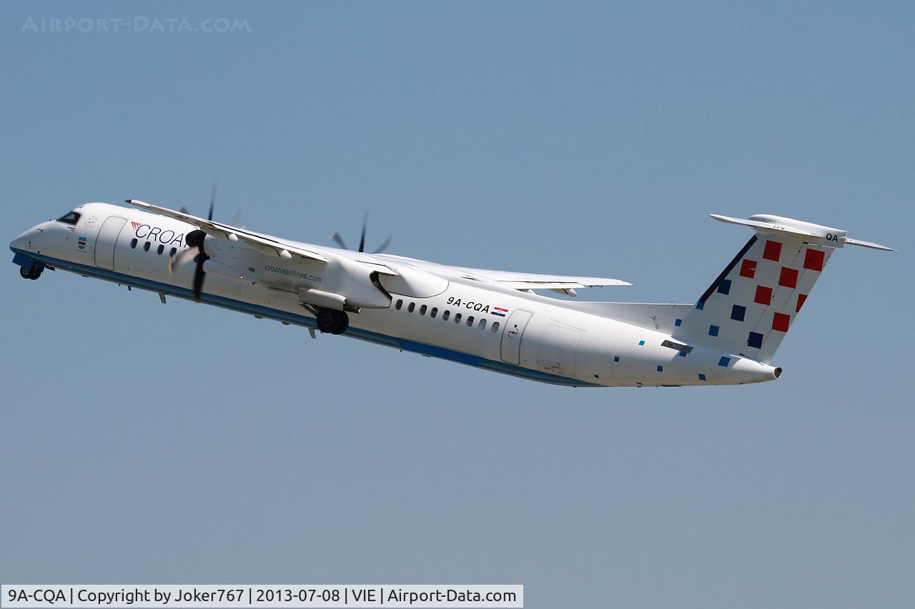 9A-CQA, 2008 De Havilland Canada DHC-8-402Q Dash 8 C/N 4205, Croatia Airlines