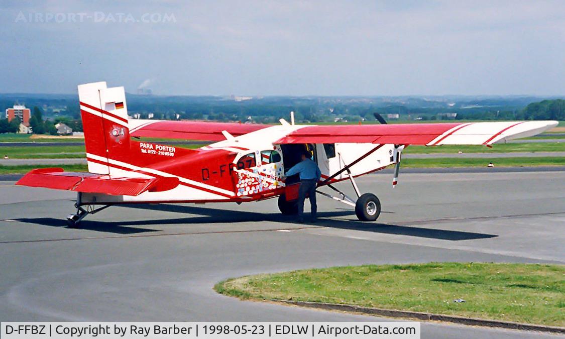 D-FFBZ, 1990 Pilatus PC-6/B2-H4 Turbo Porter C/N 869, Pilatus PC-6/B2-H4 Turbo Porter [869] Dortmund~D 23/05/1998
